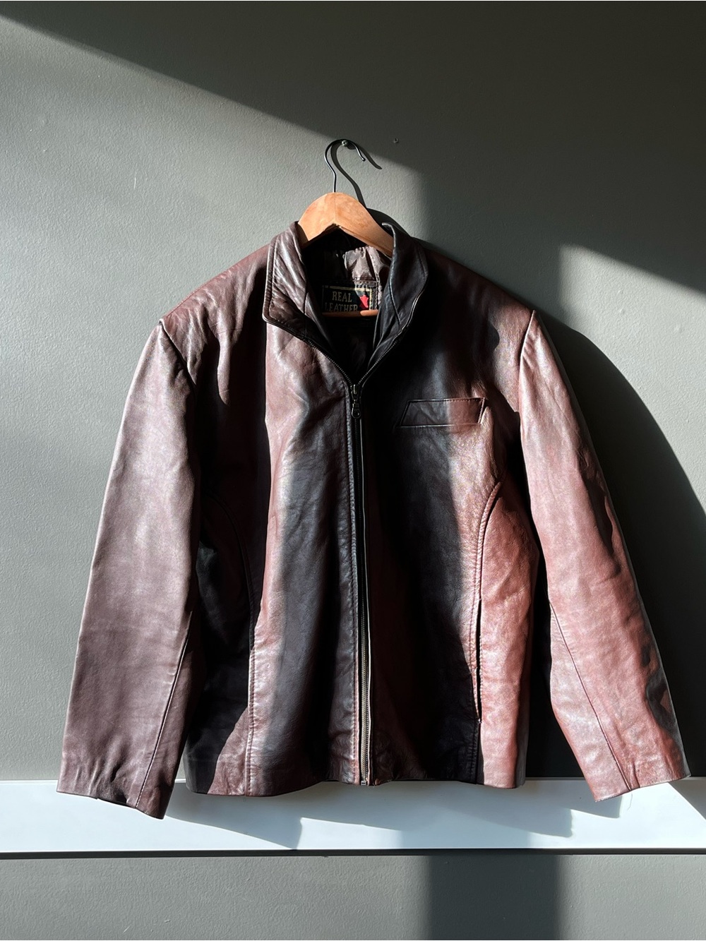 Brown Real Leather Jacket